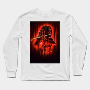 Black girl playing flute Long Sleeve T-Shirt